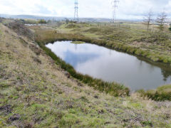 Rhas Fach ponds on the Patches, Brynmawr, October 2012